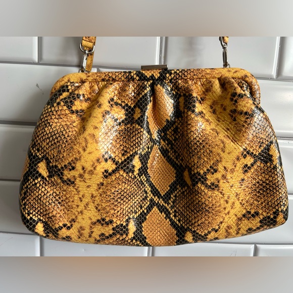 Balenciaga Snake Print Clutch - - Picture 2 of 13
